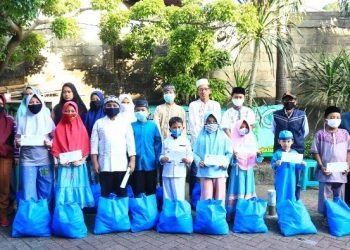 LDII Bagikan Sembako untuk Anak-anak Yatim dan Dhuafa