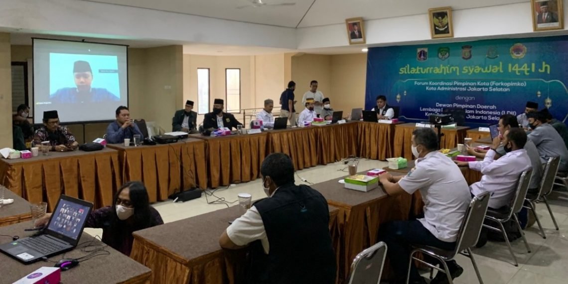 Forkopimko & LDII Adakan Silaturohim Syawal 1441H secara Online