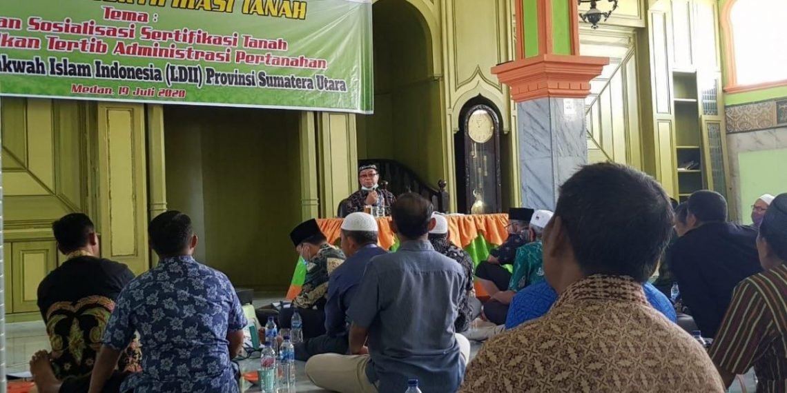 LDII Sumut Adakan Sosialisasi Sertifikasi Tanah pada Warga