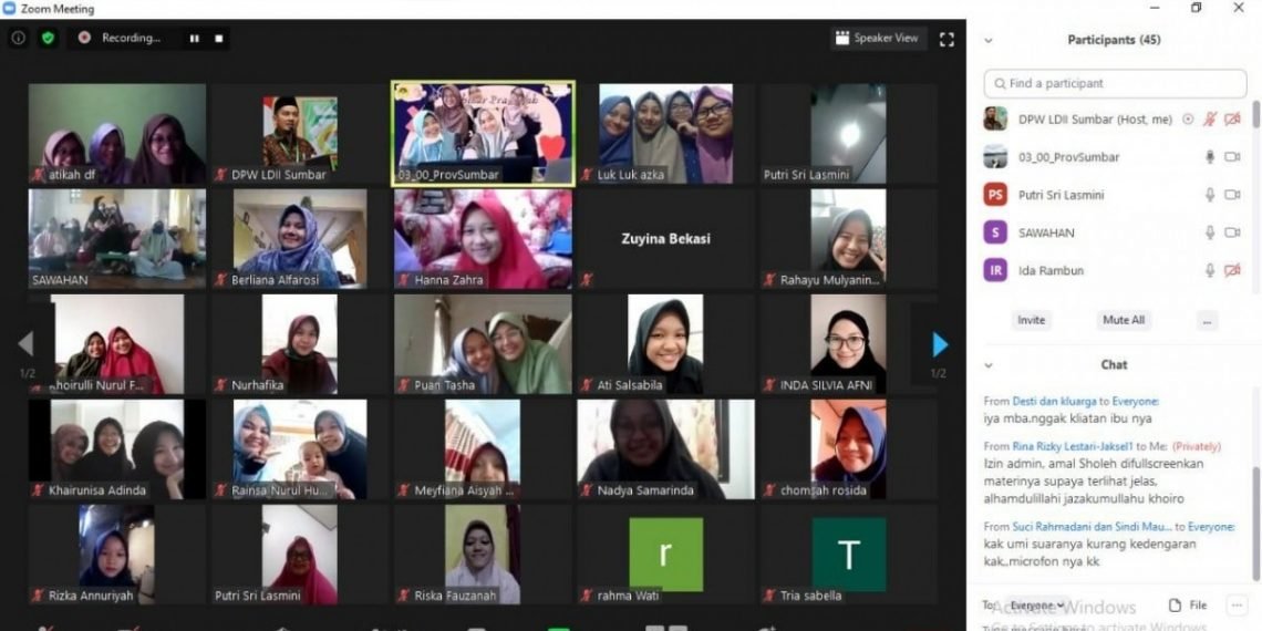 LDII Kota Padang Gelar Webinar Pranikah