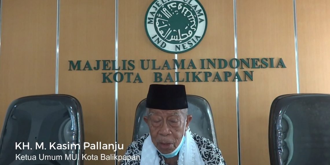 Ketua Umum MUI Kota Balikpapan KH Muhammad Kasim Pallanju mengucapkan selamat dan sukses MUNAS IX LDII di Jakarta, 7-8 April 2021.
