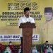 Anggota DPR RI Dapil Kalimantan Timur H. Rudy Mas'ud SE ME saat sosialisasi empat pilar kebangsaan dan menyerap aspirasi konstituen di Balikpapan, Rabu (9/3). Foto: LINES