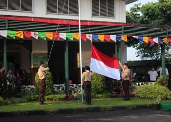 PC LDII Ciputat Timur Gelar Upacara Bendera Peringati HUT RI ke-77
