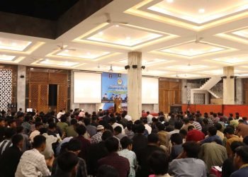 Ngaji Akhir Tahun 2023 yang diselenggarakan DPD LDII Kota Balikpapan, bertempat di Masjid Luhur Bairuha, Minggu (31/12/2023). Foto: LINES