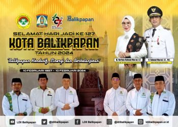 Ucapan Selamat HUT ke-127 Kota Balikpapan oleh Pengurus DPD LDII Kota Balikpapan.