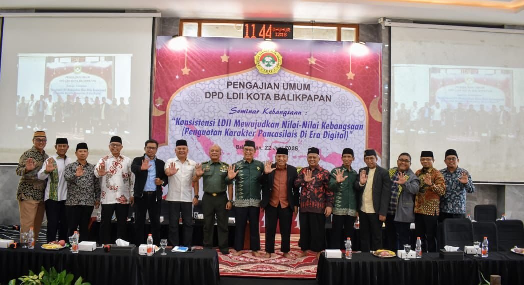 LDII Balikpapan Bersama Kejari, dan Kodim 0905 Gelar Seminar Kebangsaan