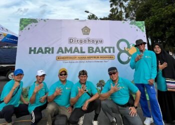 DPD LDII Balikpapan Semarakkan Jalan Sehat HAB Kemenag ke-80, Perkuat Silaturahim Lintas Agama