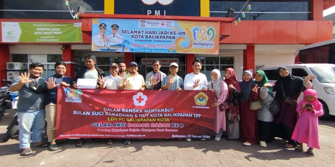 Donor Darah ke-8 LDII Balikpapan Kota, Perkuat Sinergi Kemanusiaan Bersama PMI Jelang Ramadhan
