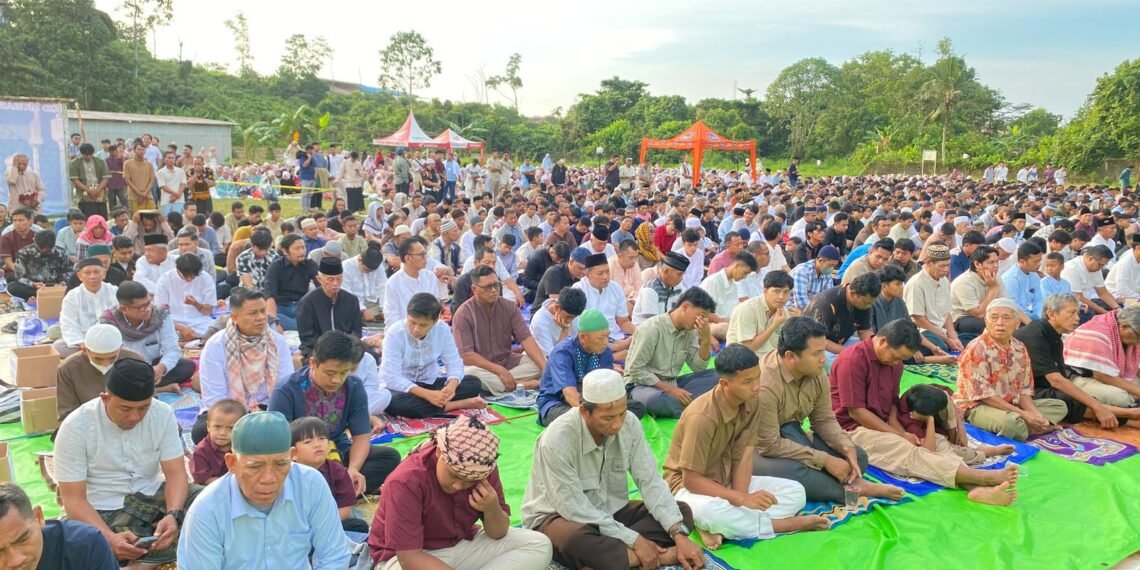 Tertib dan Lancar, Sholat Idul Fitri LDII Balikpapan Digelar Serentak di Tiga Lokasi